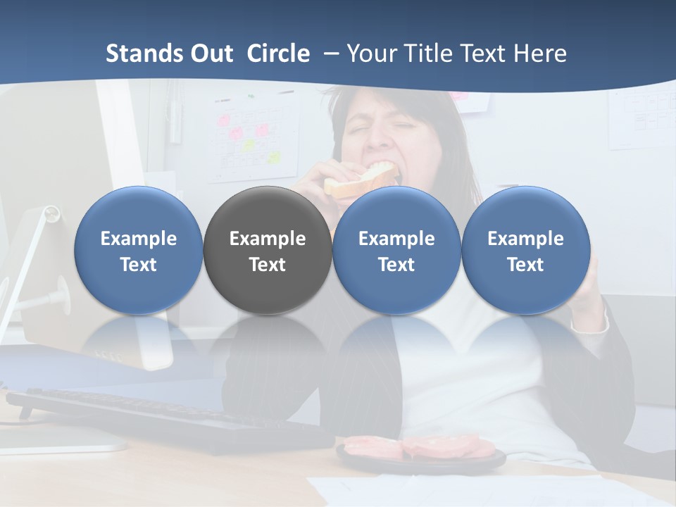 Golf Ball Drive Match PowerPoint Template