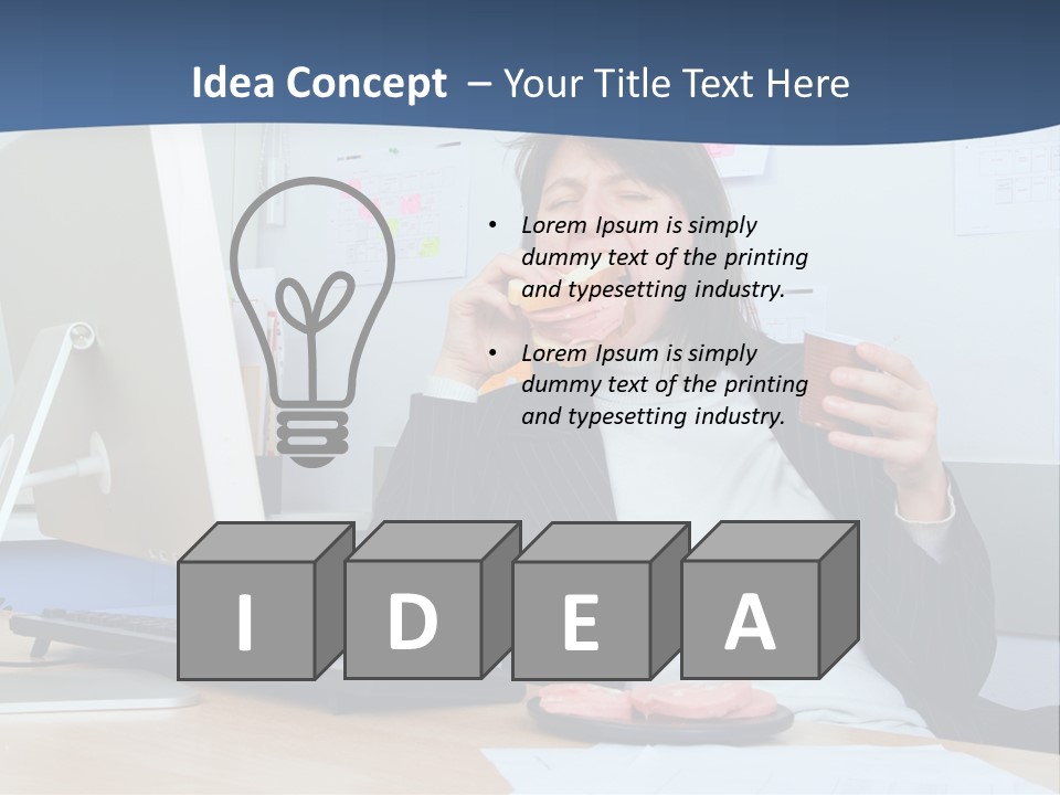 Golf Ball Drive Match PowerPoint Template