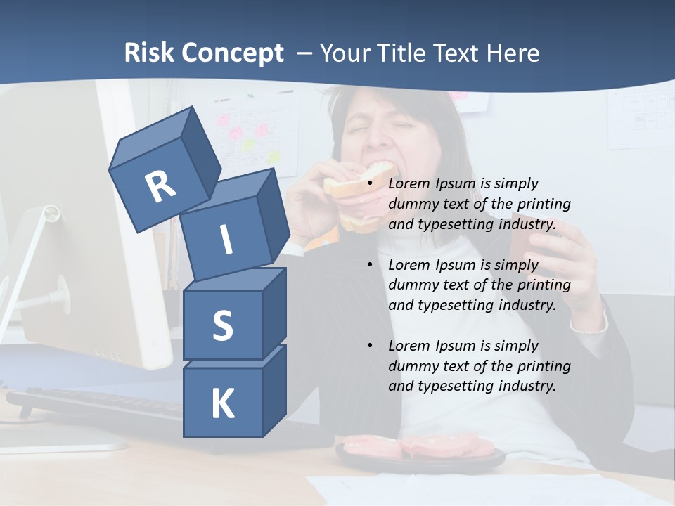 Golf Ball Drive Match PowerPoint Template