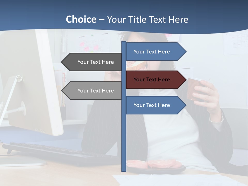 Golf Ball Drive Match PowerPoint Template