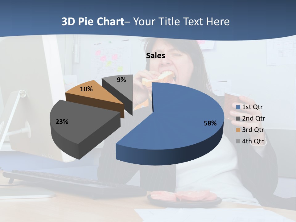 Golf Ball Drive Match PowerPoint Template