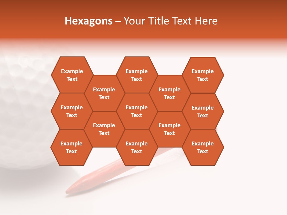 Golf Ball Drive Match PowerPoint Template