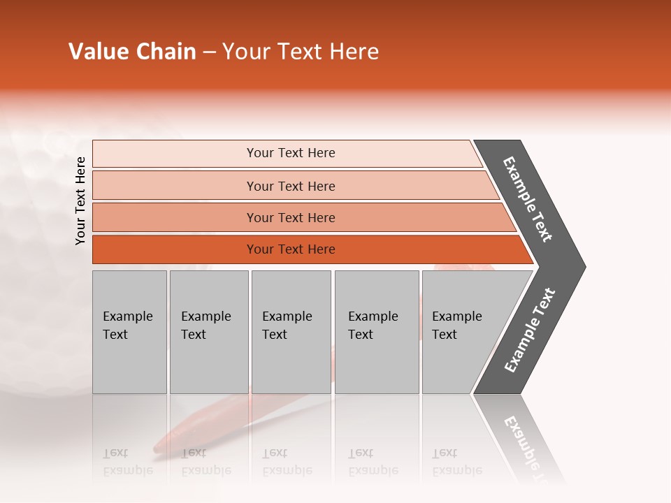 Golf Ball Drive Match PowerPoint Template