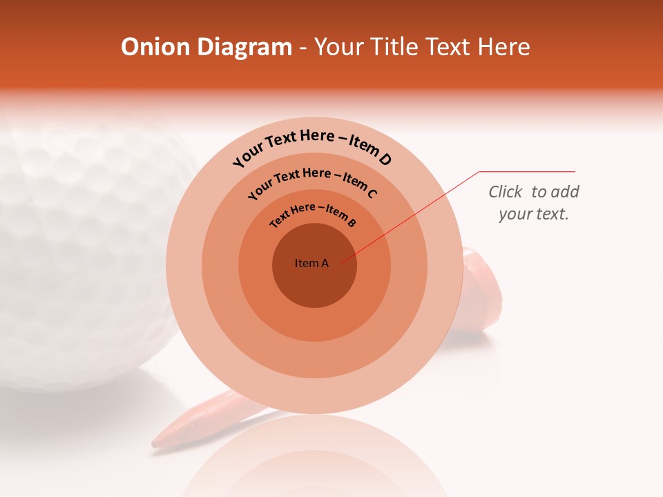 Golf Ball Drive Match PowerPoint Template