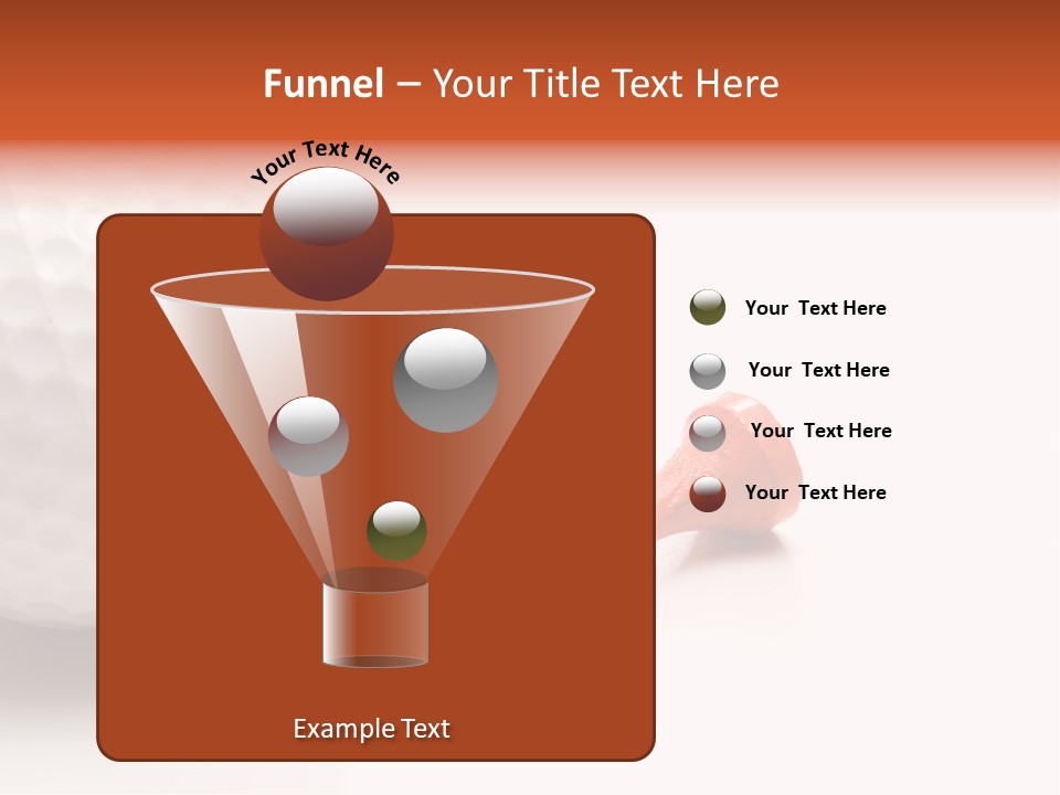 Golf Ball Drive Match PowerPoint Template