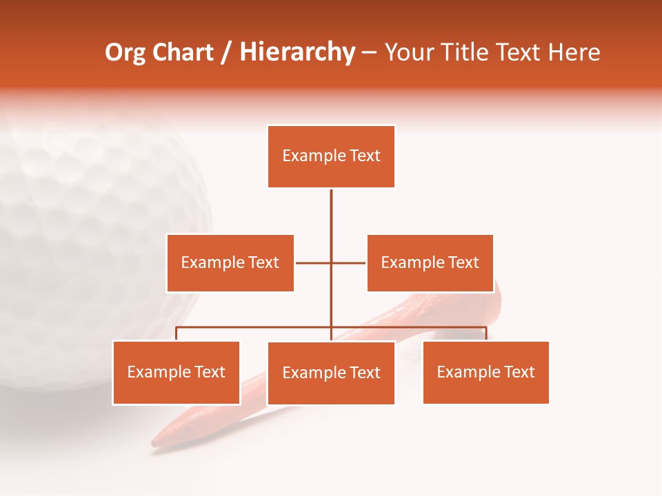 Golf Ball Drive Match PowerPoint Template
