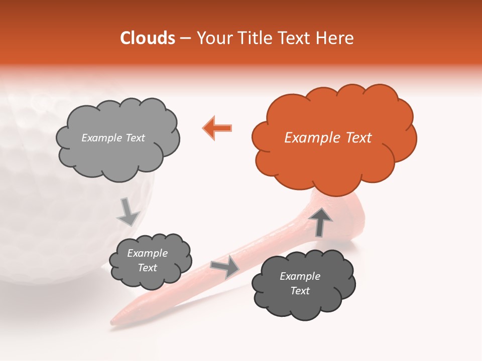 Golf Ball Drive Match PowerPoint Template