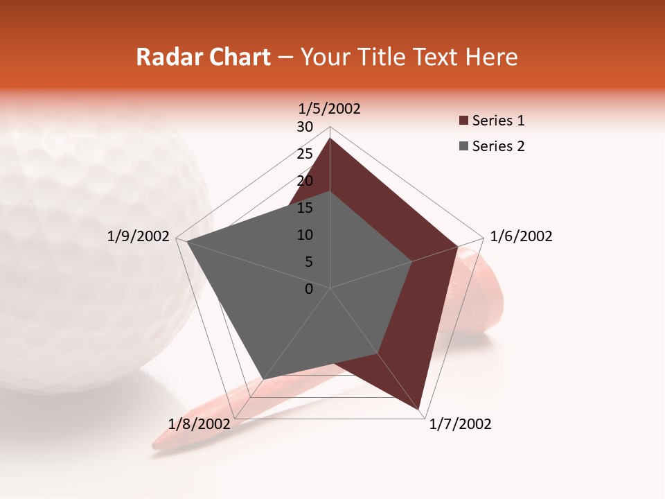 Golf Ball Drive Match PowerPoint Template