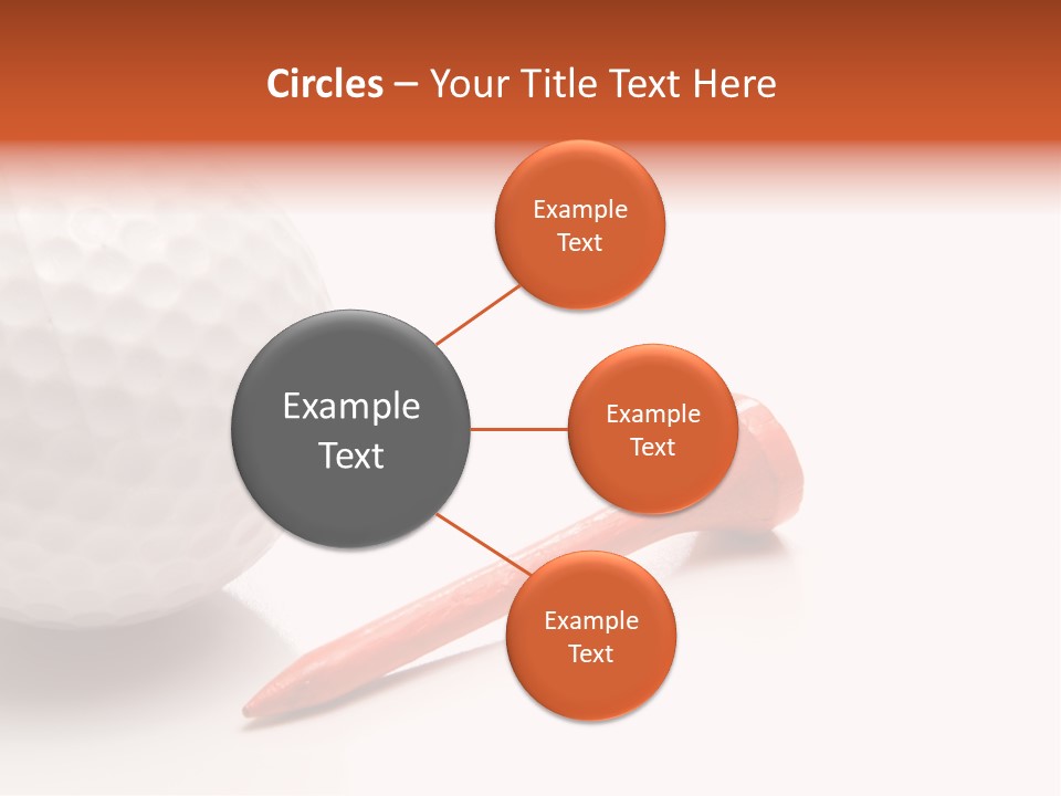 Golf Ball Drive Match PowerPoint Template