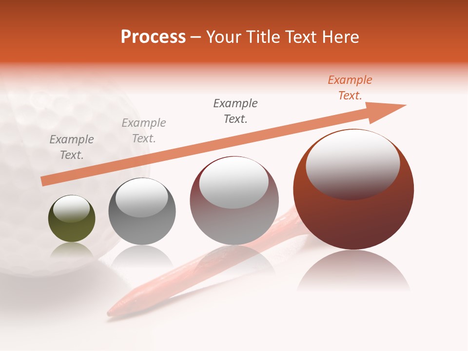 Golf Ball Drive Match PowerPoint Template