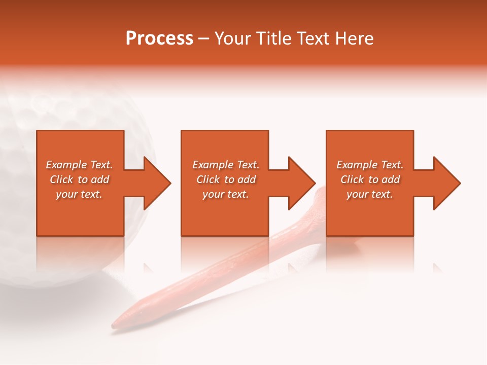 Golf Ball Drive Match PowerPoint Template