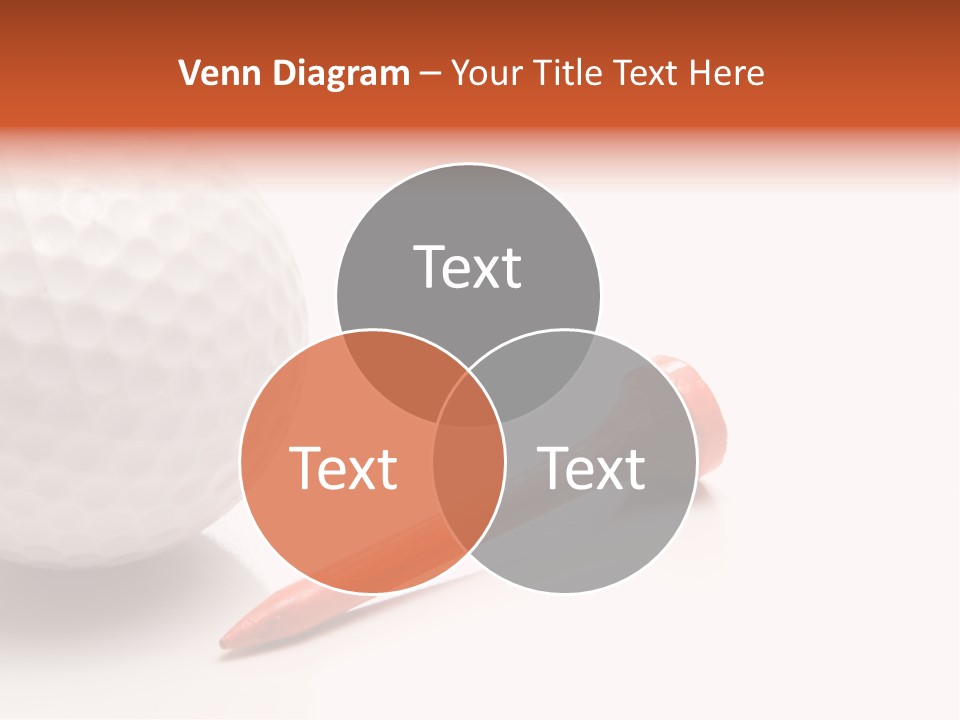 Golf Ball Drive Match PowerPoint Template