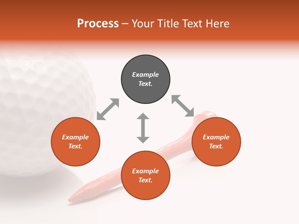 Golf Ball Drive Match PowerPoint Template