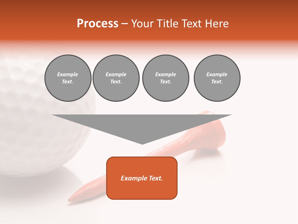 Golf Ball Drive Match PowerPoint Template