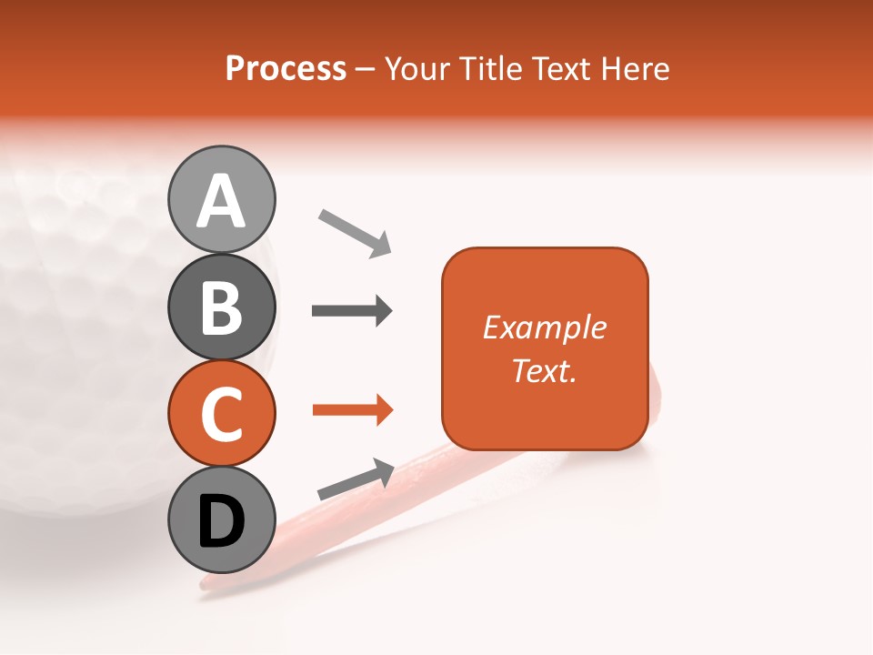 Golf Ball Drive Match PowerPoint Template
