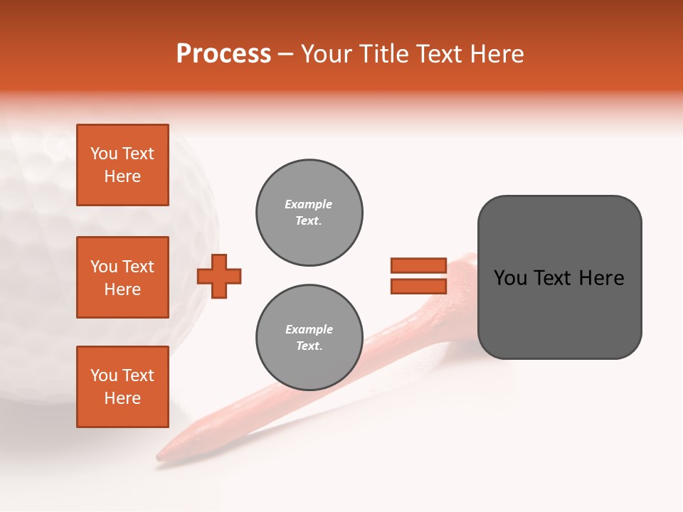 Golf Ball Drive Match PowerPoint Template