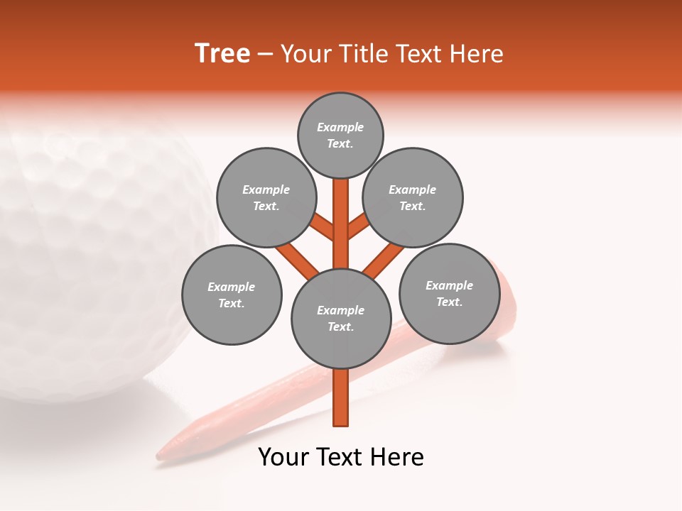 Golf Ball Drive Match PowerPoint Template