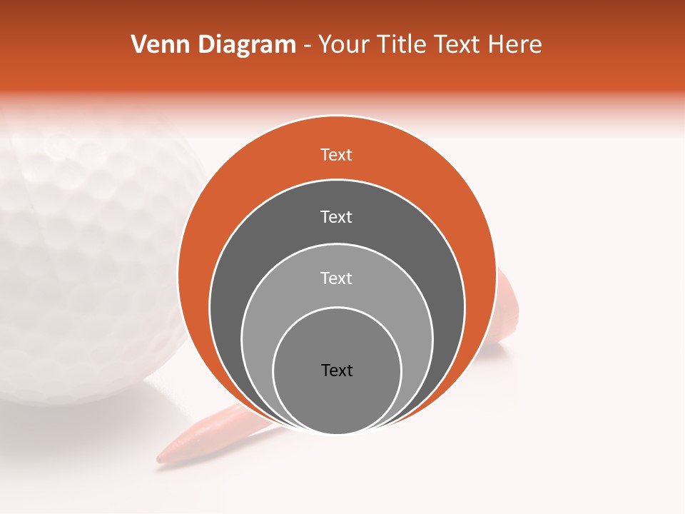 Golf Ball Drive Match PowerPoint Template