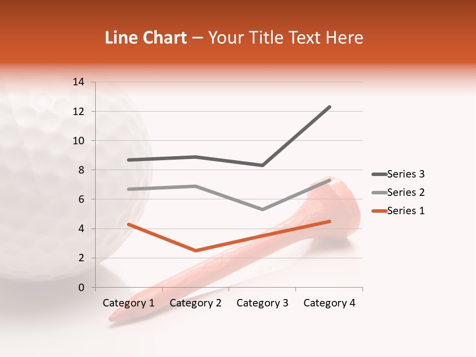 Golf Ball Drive Match PowerPoint Template