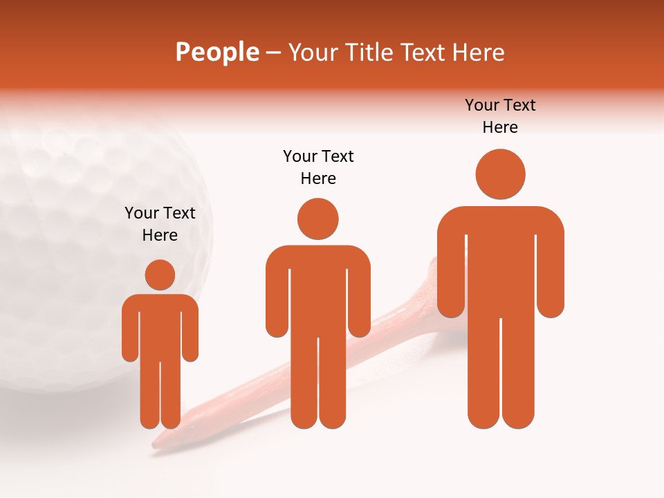 Golf Ball Drive Match PowerPoint Template