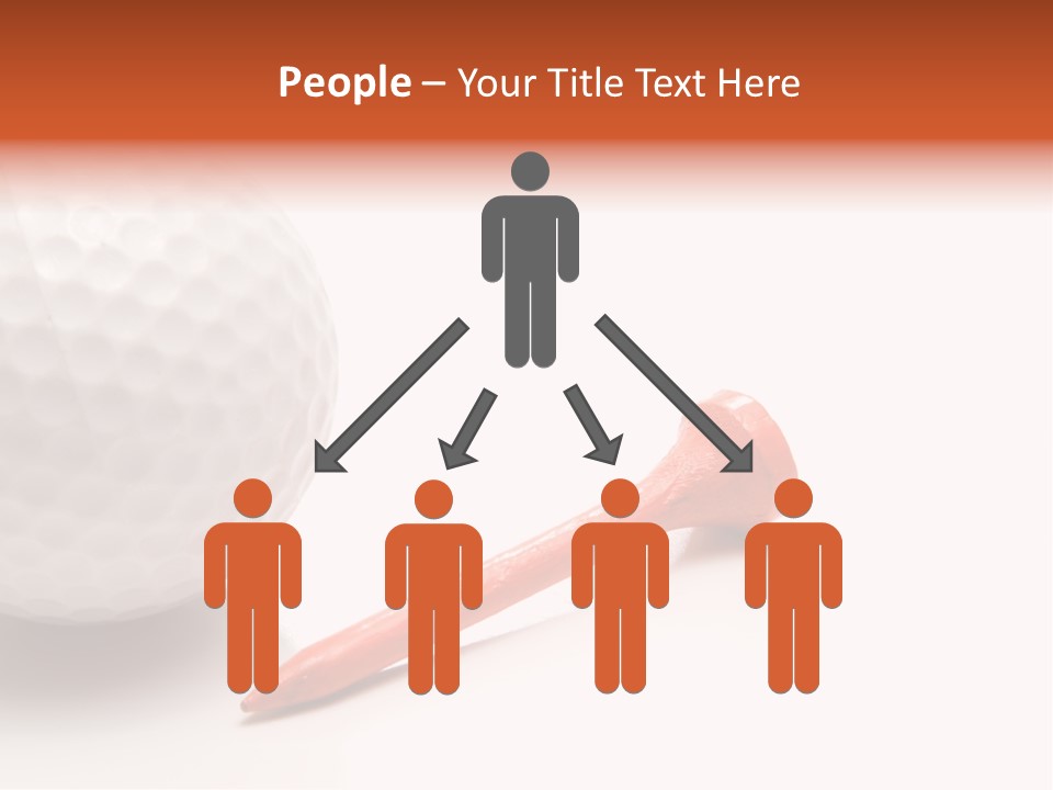 Golf Ball Drive Match PowerPoint Template