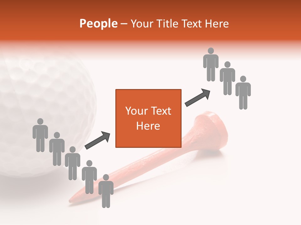 Golf Ball Drive Match PowerPoint Template