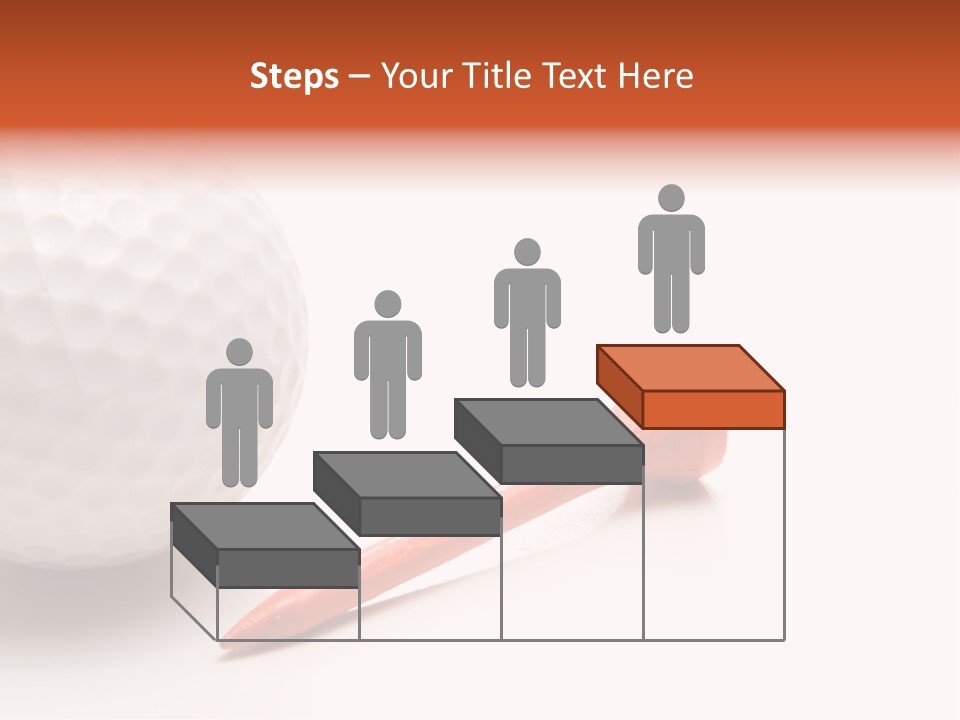 Golf Ball Drive Match PowerPoint Template