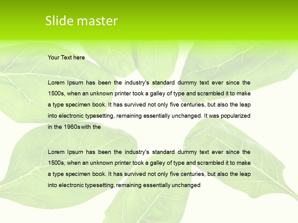 Artistic Realistic Crystal PowerPoint Template