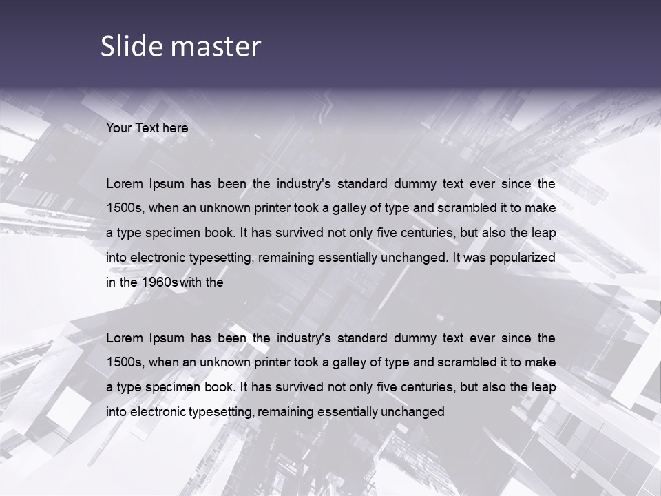 Artistic Realistic Crystal PowerPoint Template