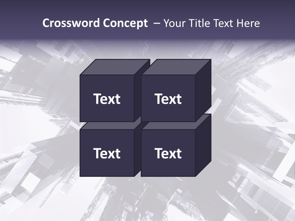 Artistic Realistic Crystal PowerPoint Template