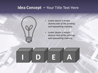 Artistic Realistic Crystal PowerPoint Template