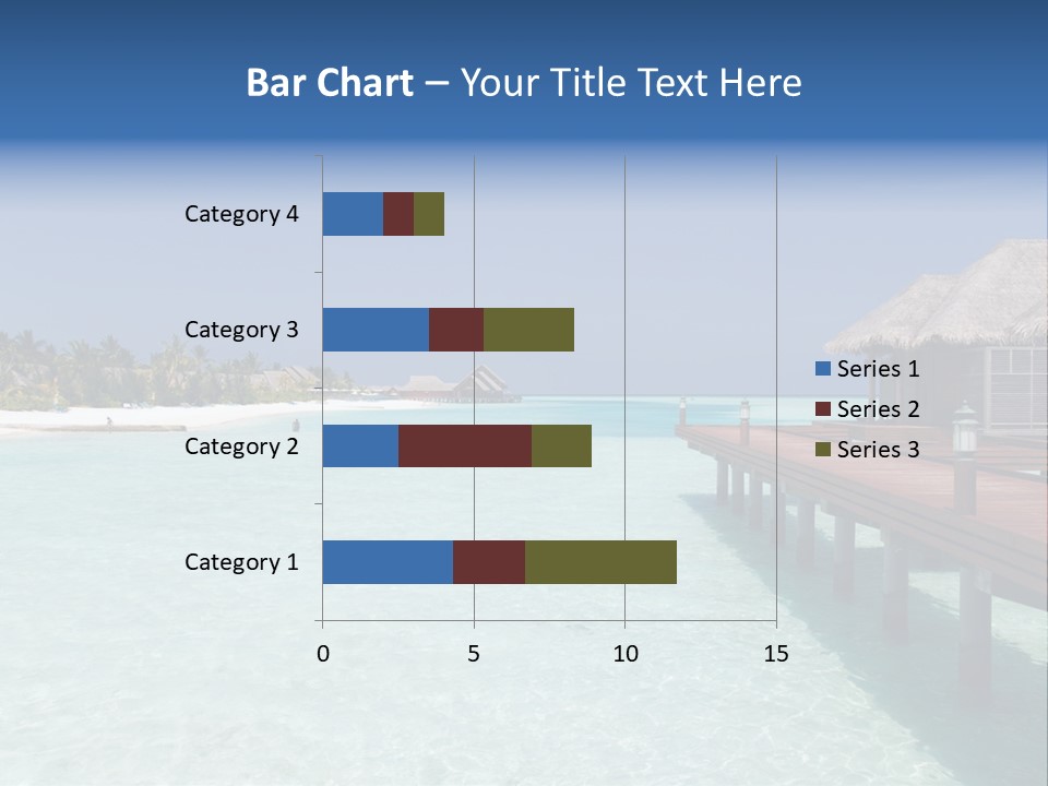 Lagoon Maldives Tan PowerPoint Template