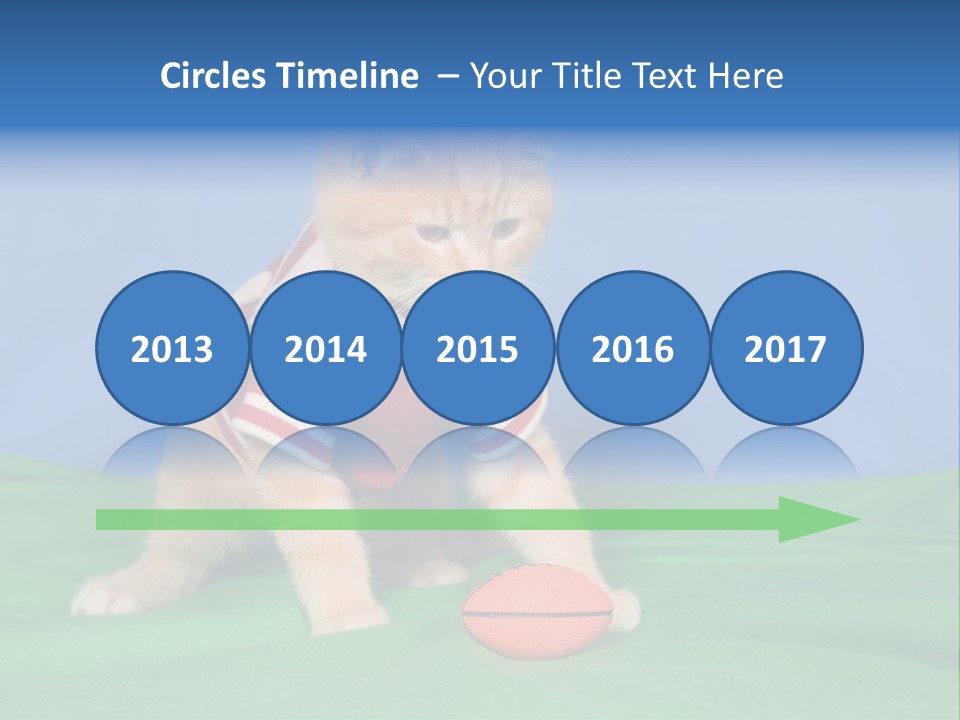 Football Humorous Mammal PowerPoint Template