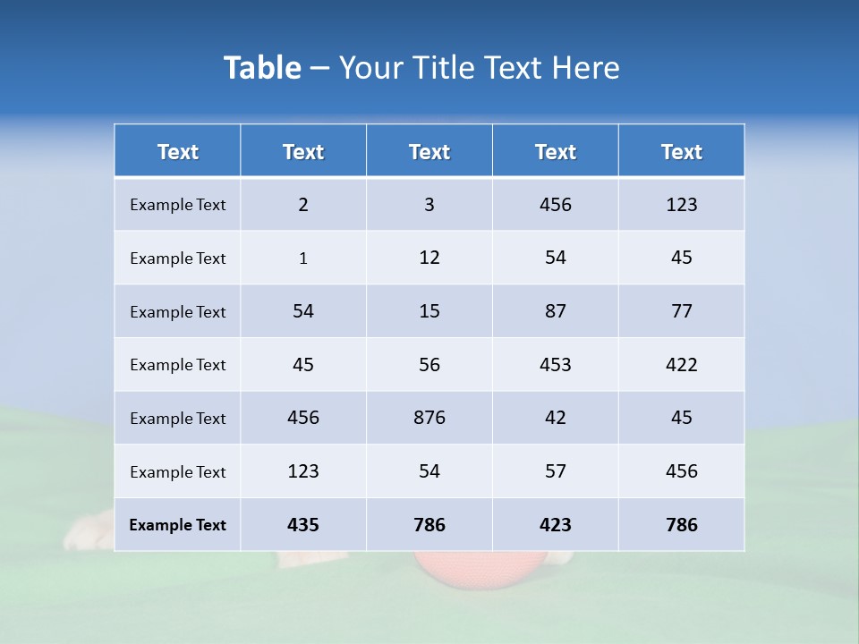 Football Humorous Mammal PowerPoint Template