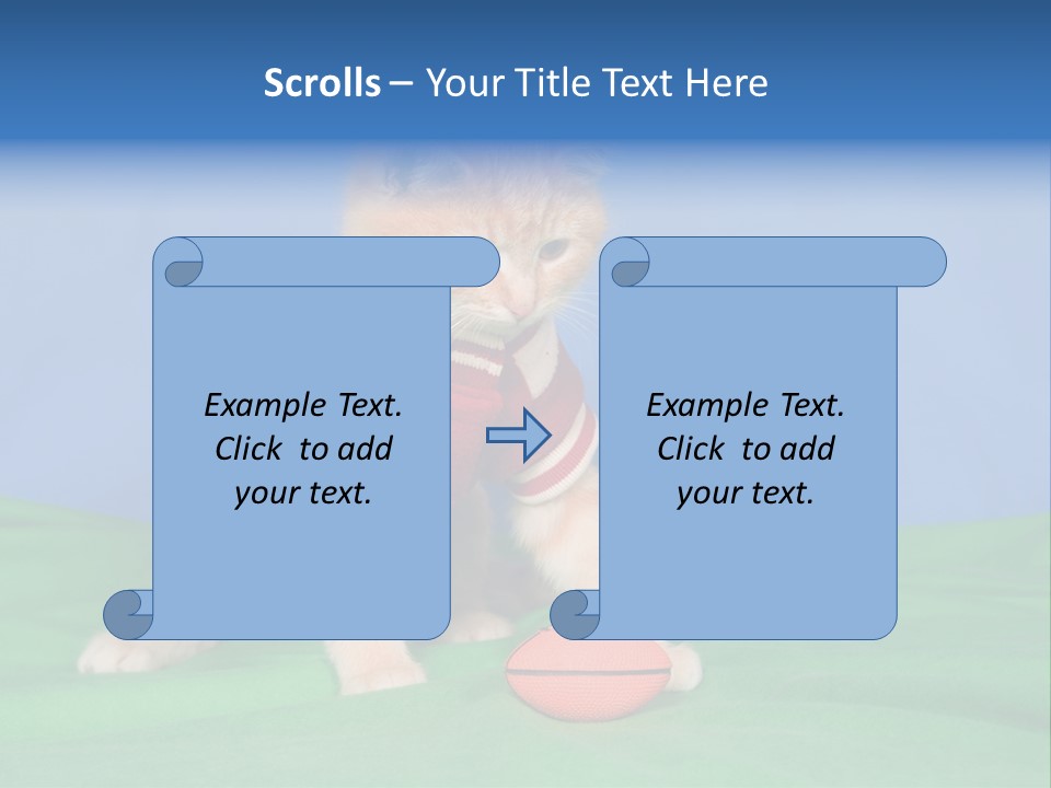 Football Humorous Mammal PowerPoint Template