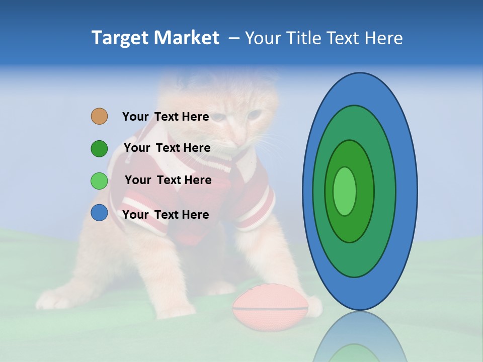 Football Humorous Mammal PowerPoint Template