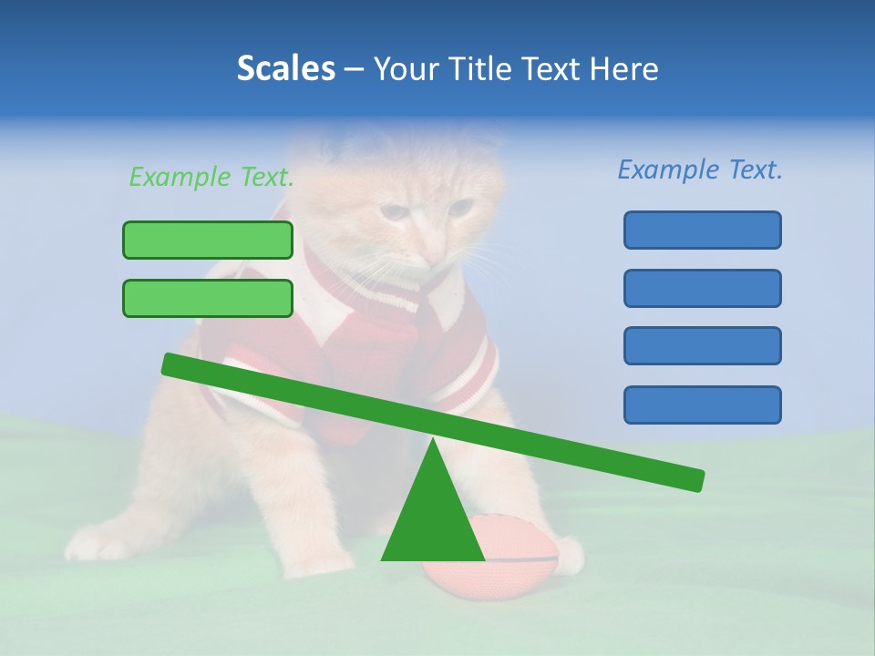 Football Humorous Mammal PowerPoint Template