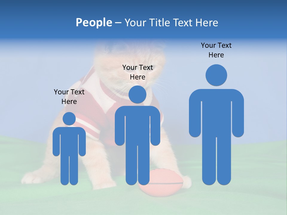 Football Humorous Mammal PowerPoint Template