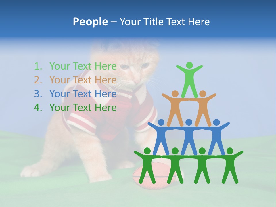 Football Humorous Mammal PowerPoint Template