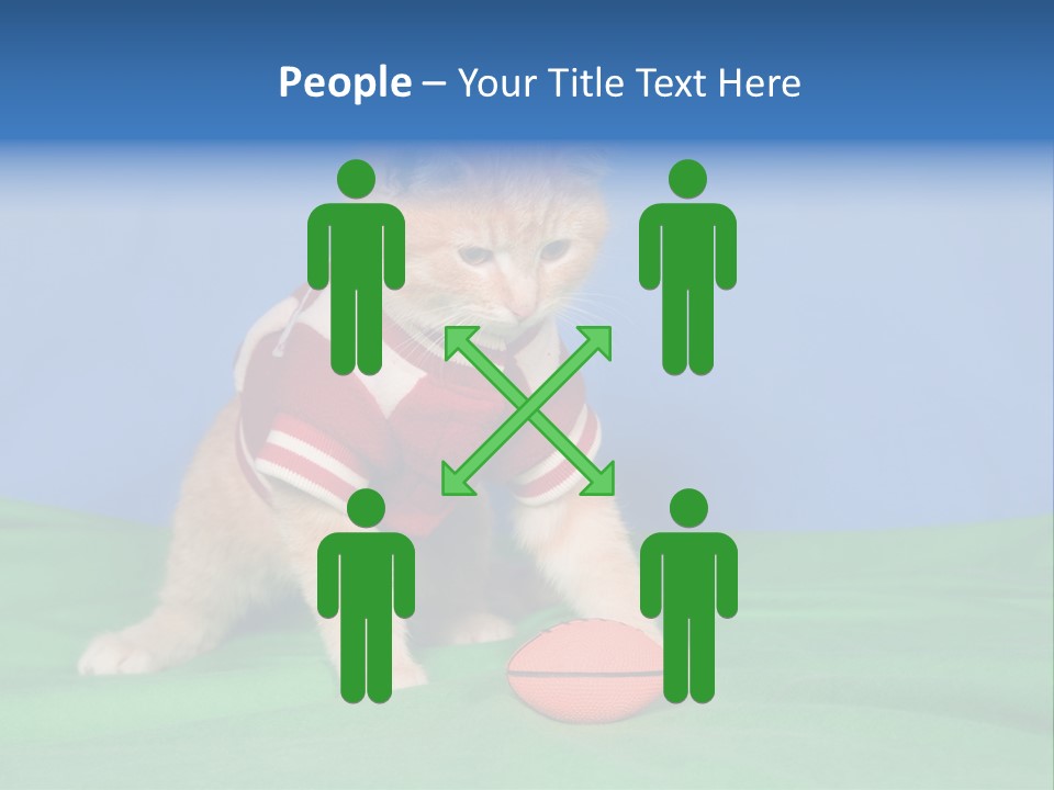 Football Humorous Mammal PowerPoint Template