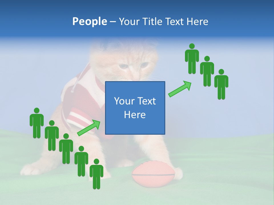 Football Humorous Mammal PowerPoint Template