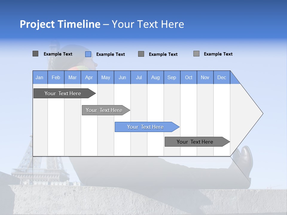 Rest Leaning Monument PowerPoint Template