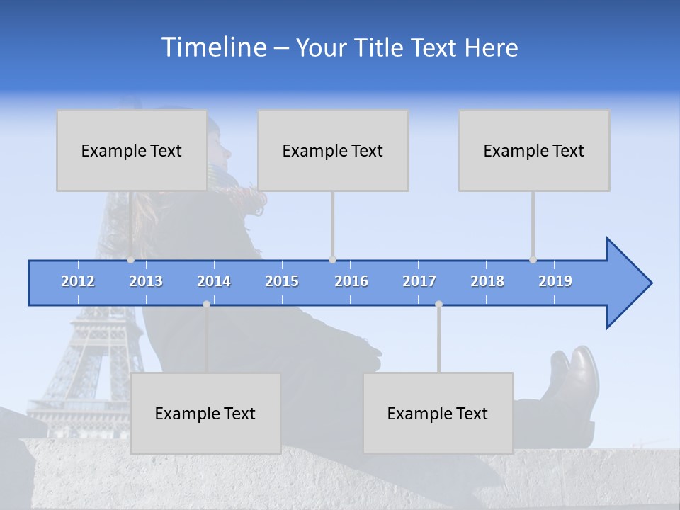 Rest Leaning Monument PowerPoint Template