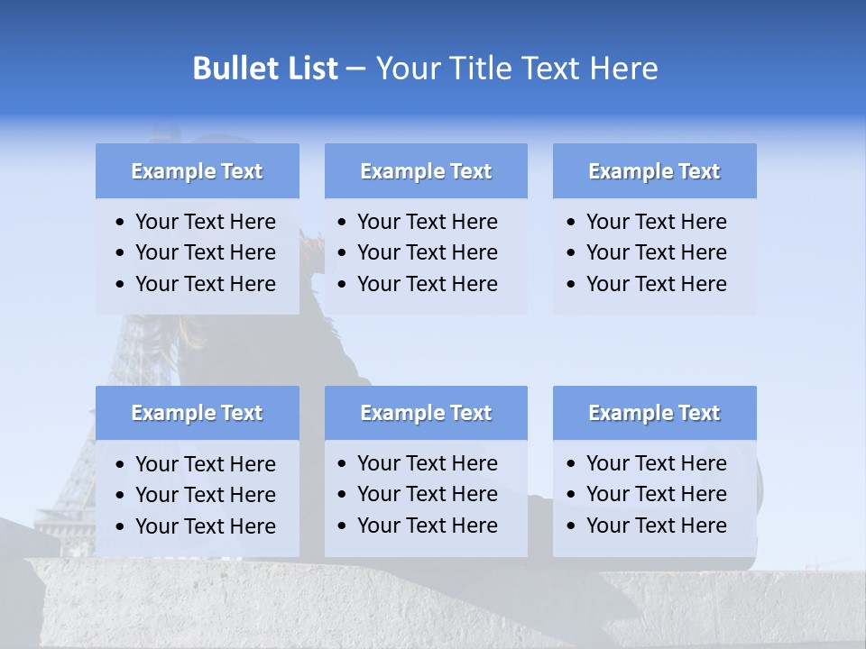 Rest Leaning Monument PowerPoint Template