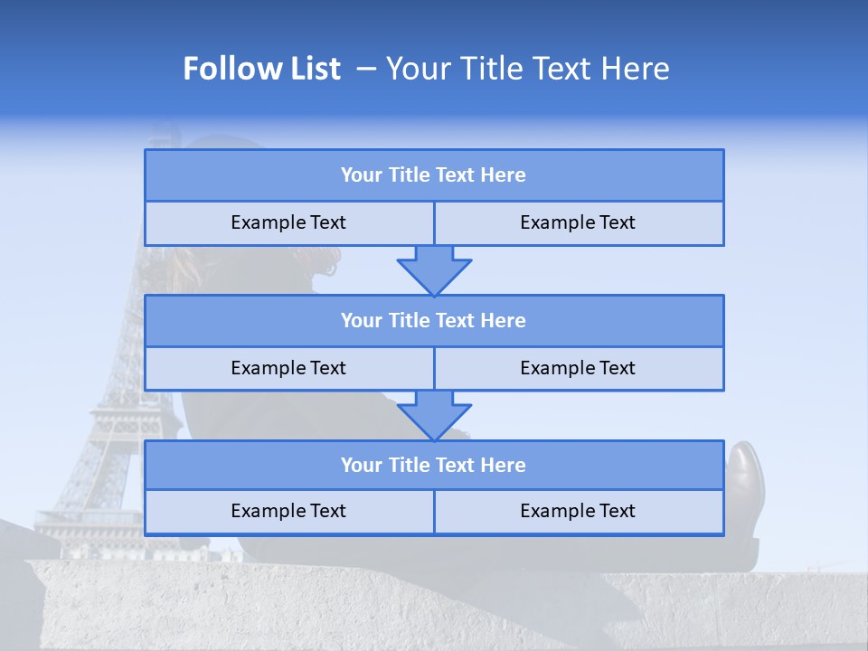 Rest Leaning Monument PowerPoint Template