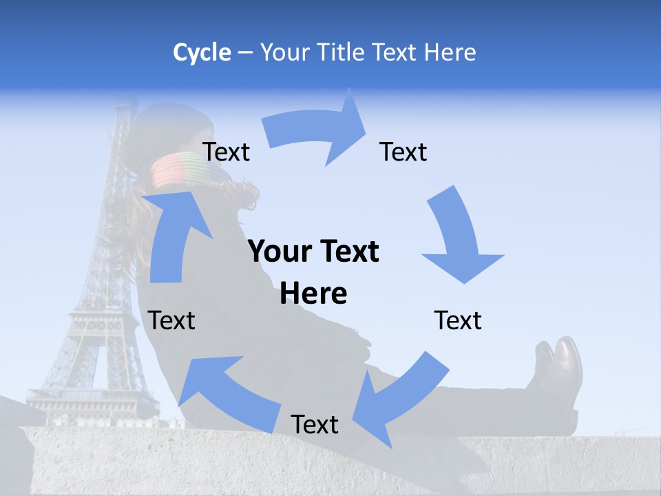 Rest Leaning Monument PowerPoint Template