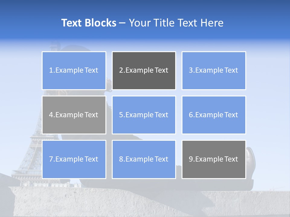 Rest Leaning Monument PowerPoint Template