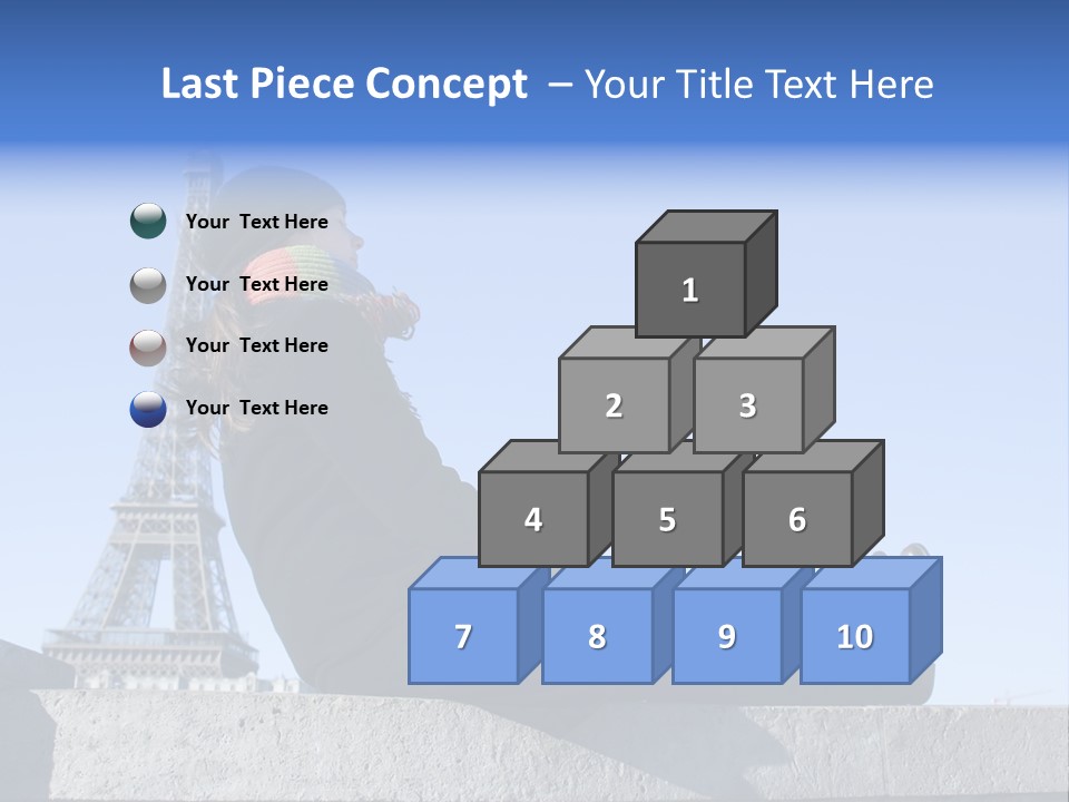 Rest Leaning Monument PowerPoint Template