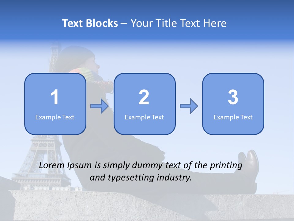 Rest Leaning Monument PowerPoint Template