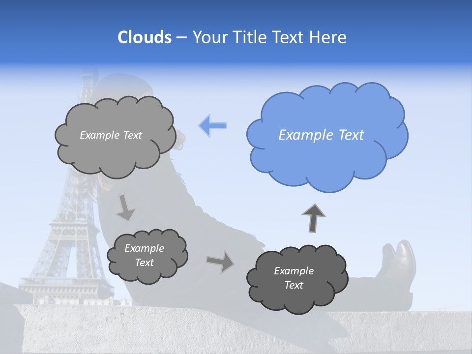 Rest Leaning Monument PowerPoint Template